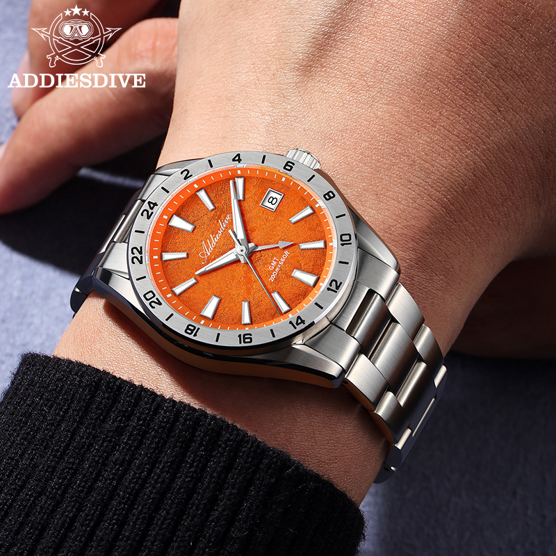 Luxury Watch La - ADDIESDIVE Luxury Quartz Watches AD2548 GMT