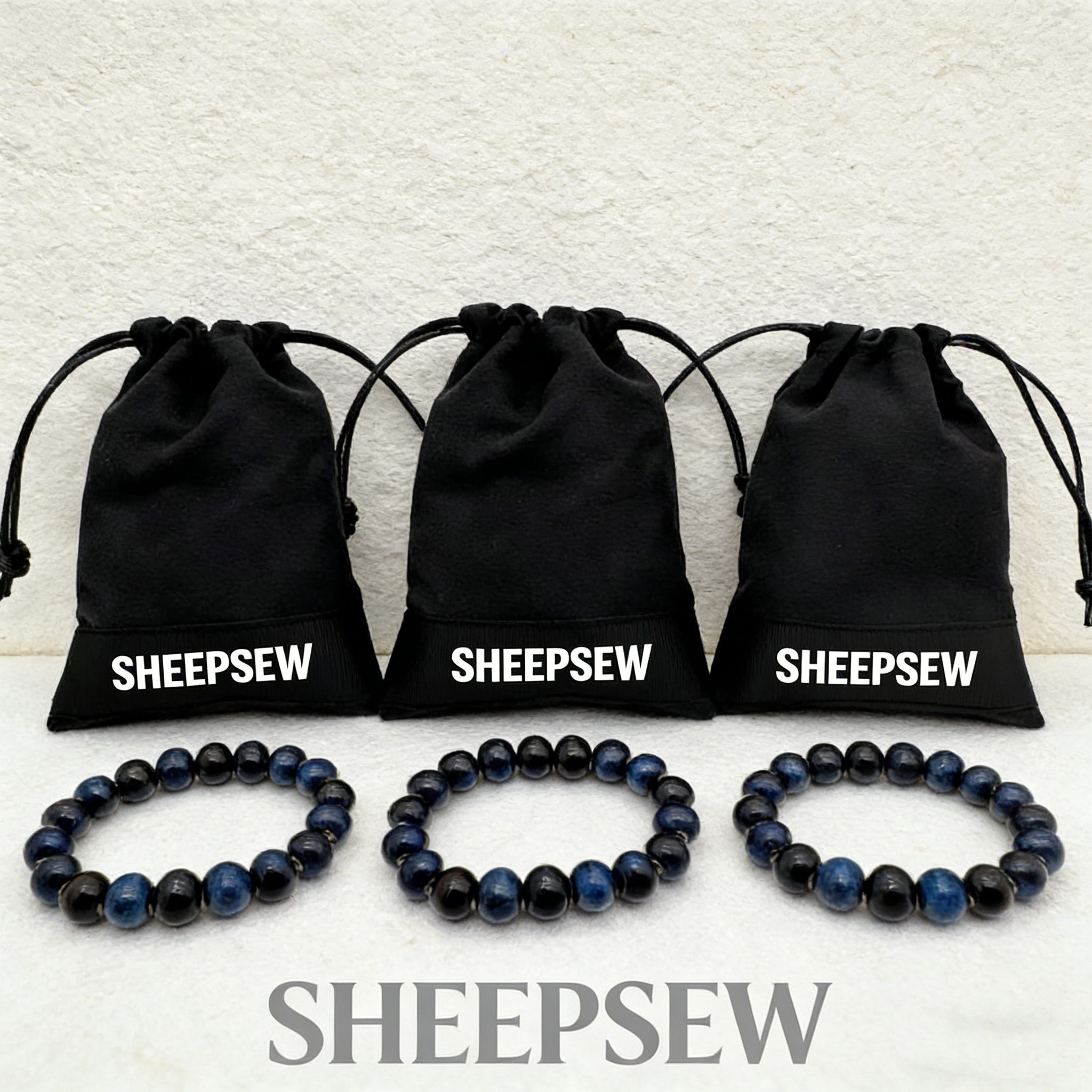 Luxury Watch Events - Luxury Black Microfiber Velvet Drawstring Jewelry