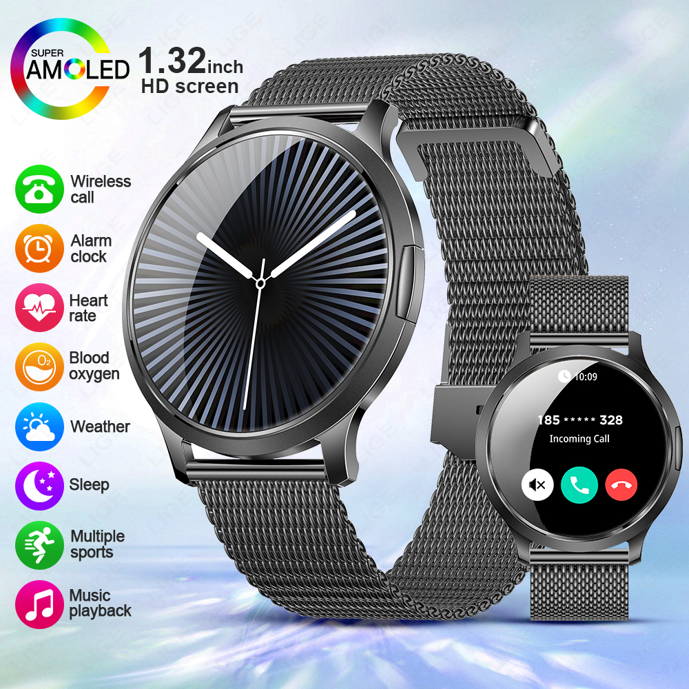 Luxury Watch Hd - FOXBOX Smart Watch Ultra Thin AMOLED