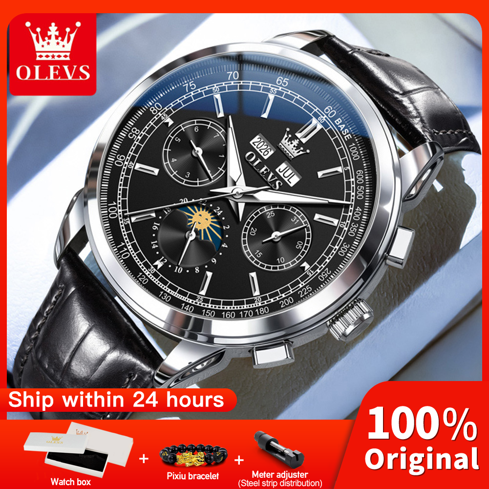 Luxury Watch Hd - OLEVS 7117 Classic Men Mechanical Movement