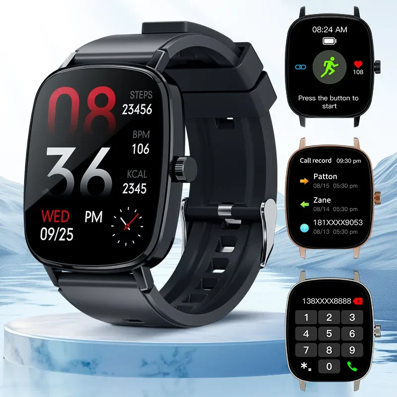 Luxury Watch On Rubber Strap - 2025 Sports Electronic Smartwatches Wireless Call