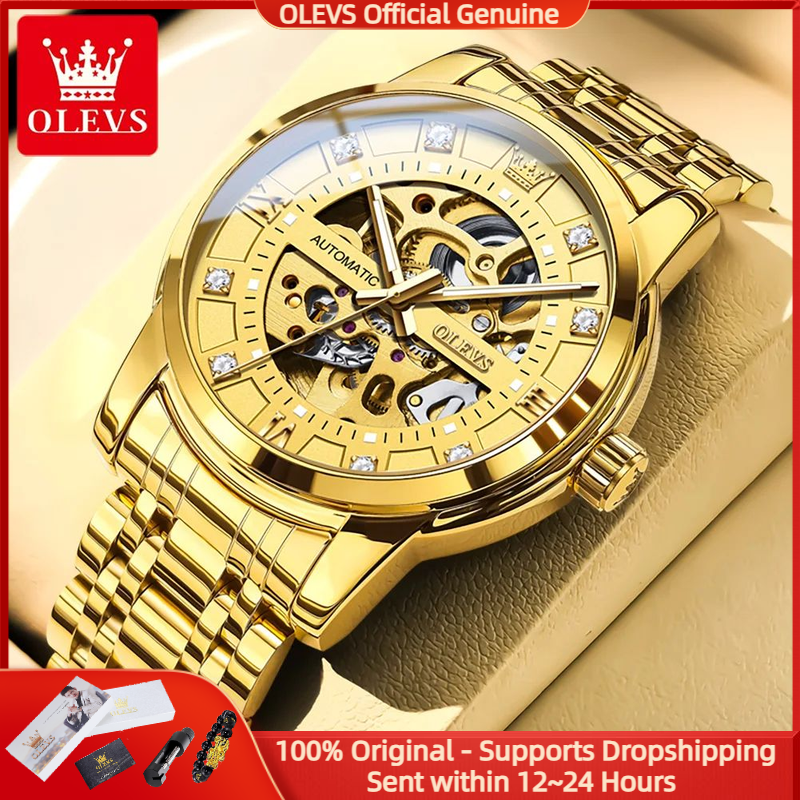 Luxury Watch Hd - OLEVS 9901 Luxury Men Watch High