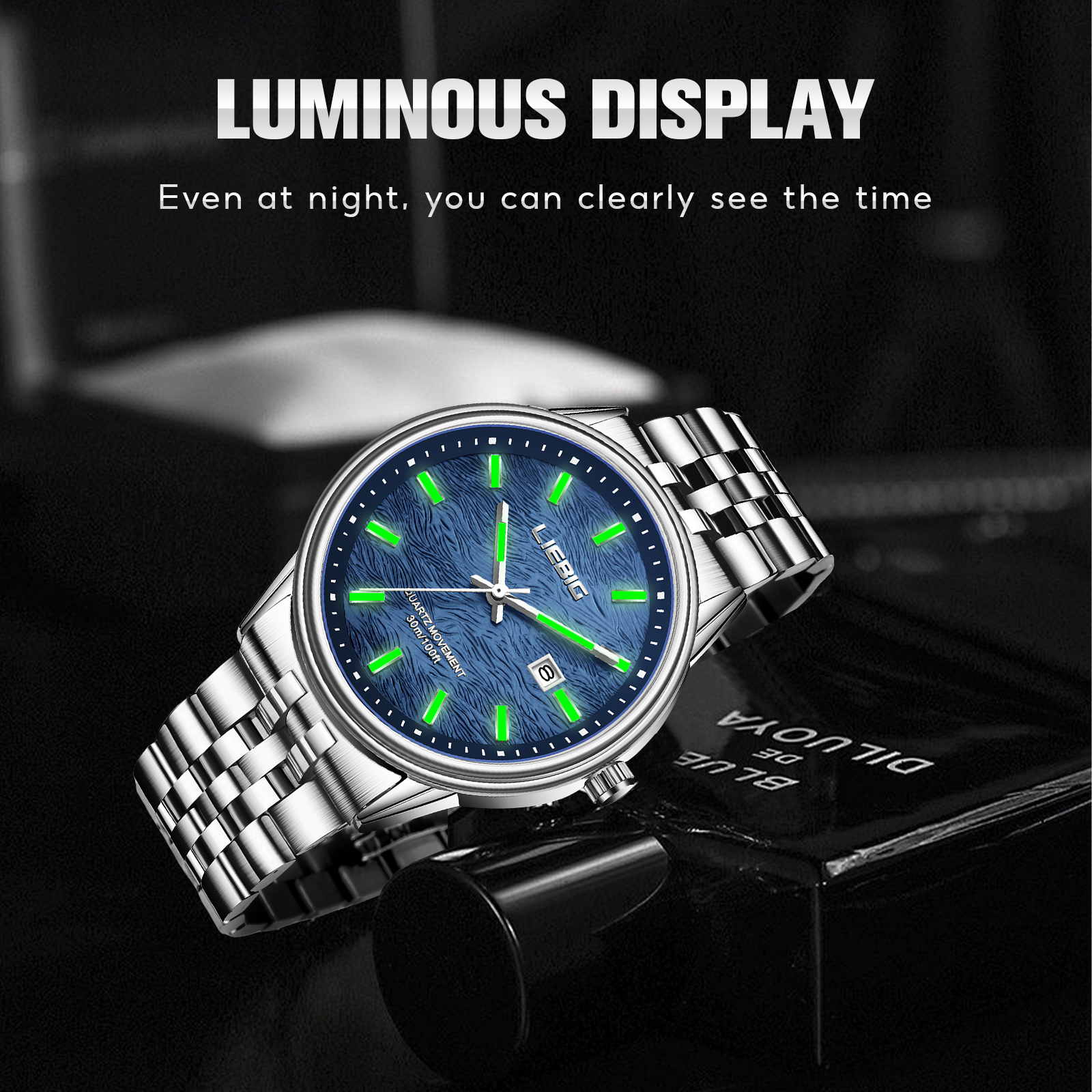 Luxury Watch List - LIEBIG New Stainless Steel Strip Luxury