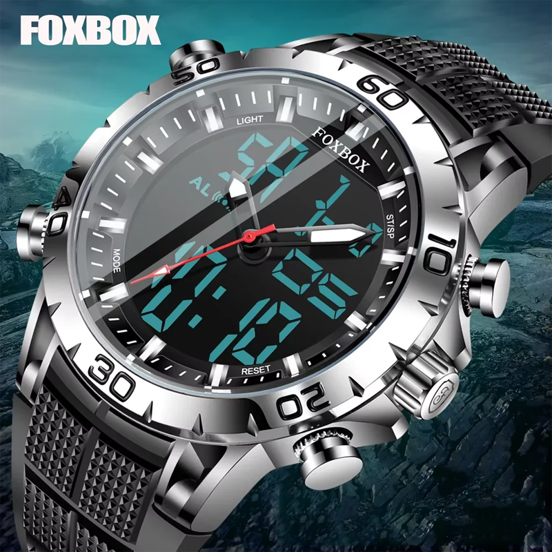 Luxury Watch Exhibition - FOXBOX Mens Watches Sports Top Brand