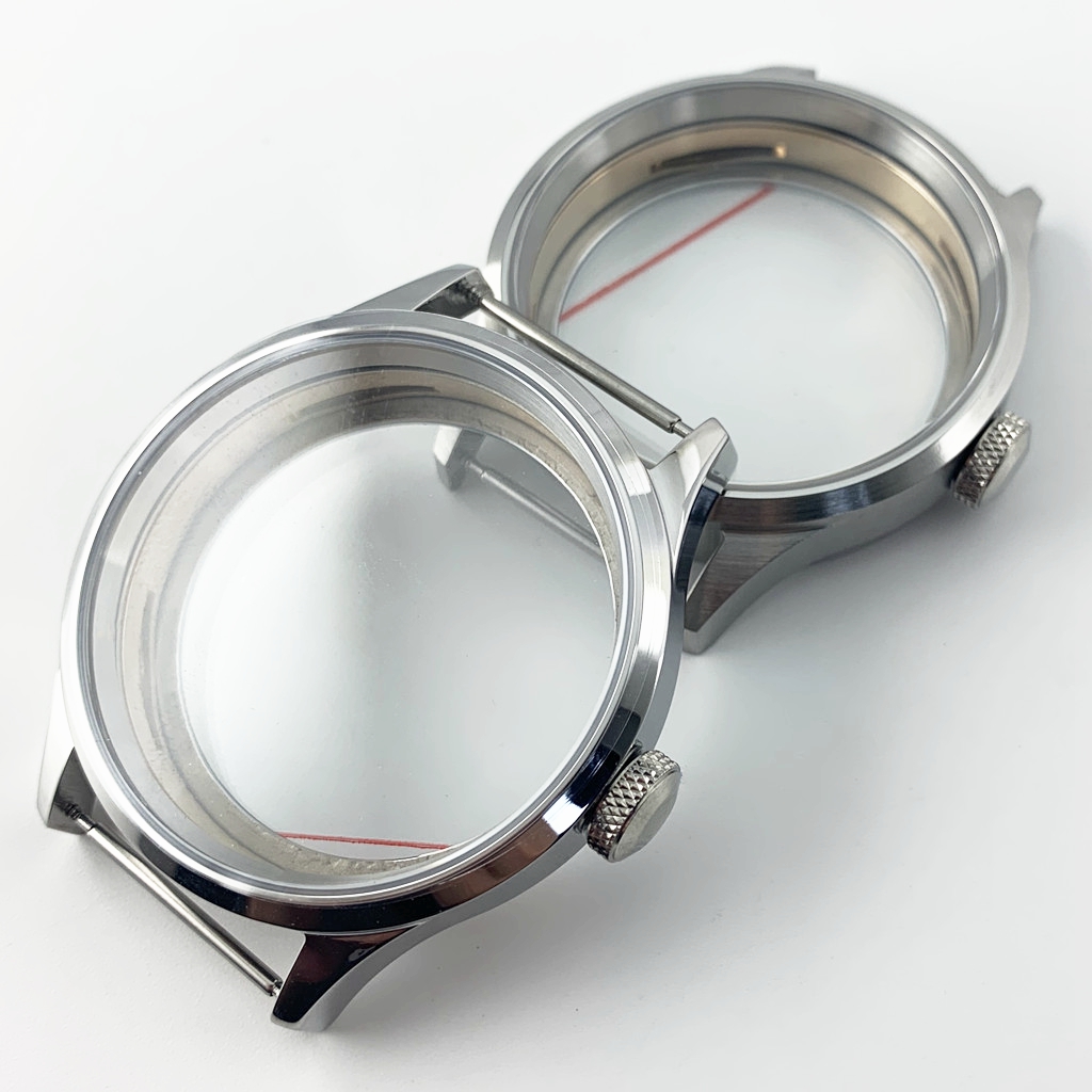 Goutent 43mm Silver Brushed/Po - مراجعة Bronze Case Watch وسعره