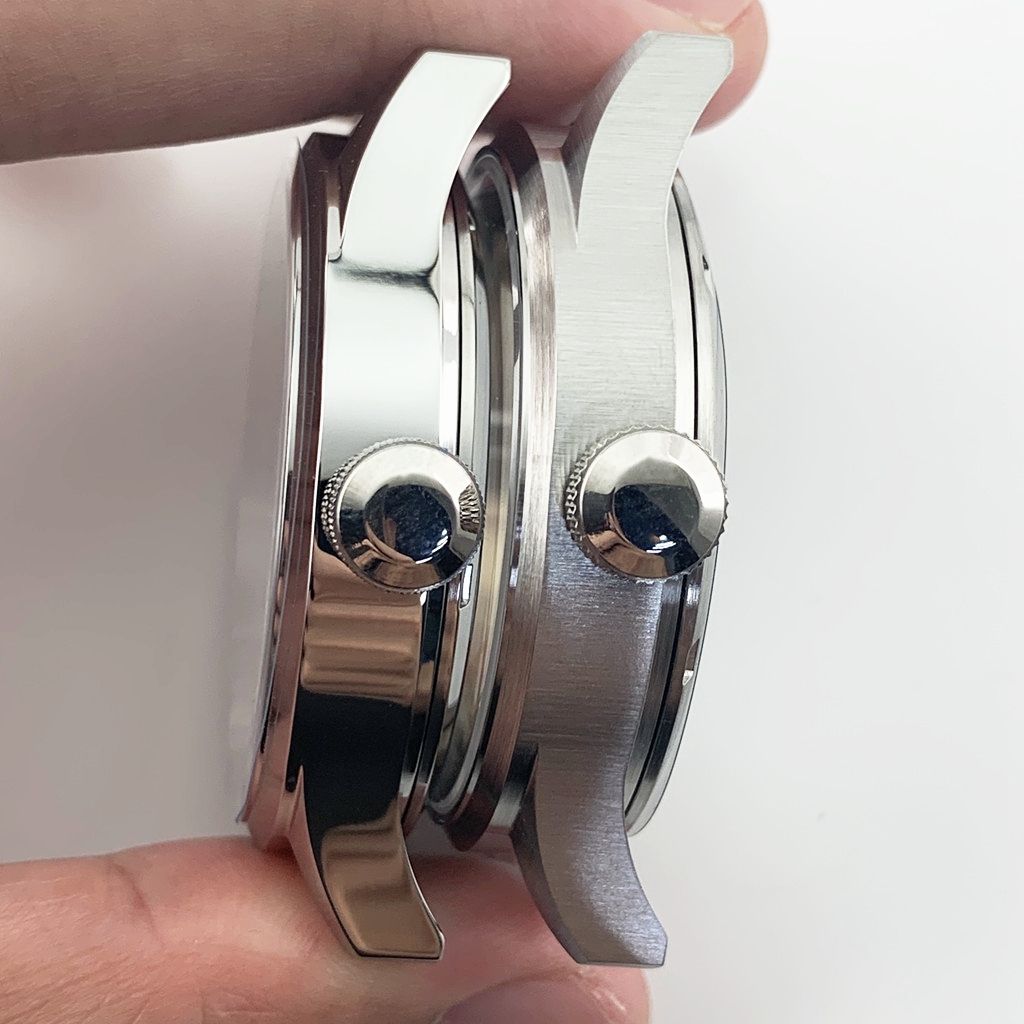 Goutent 43mm Silver Brushed/Po - مراجعة Bronze Case Watch وسعره