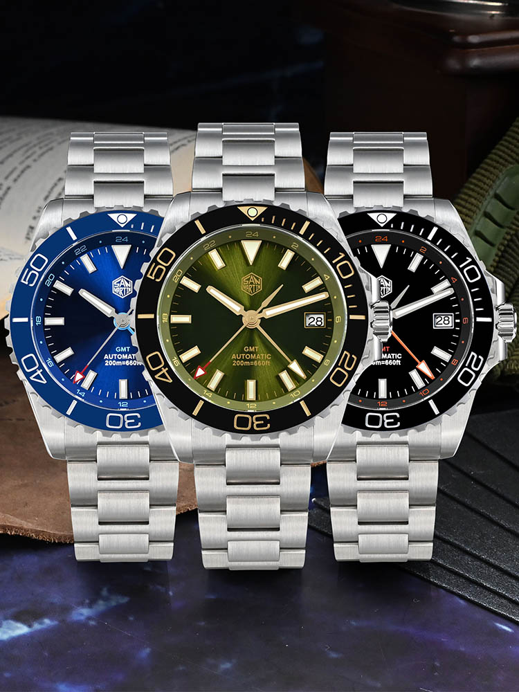 San Martin 39mm Diver GMT Watc - مراجعة Luxury Watch La وسعره