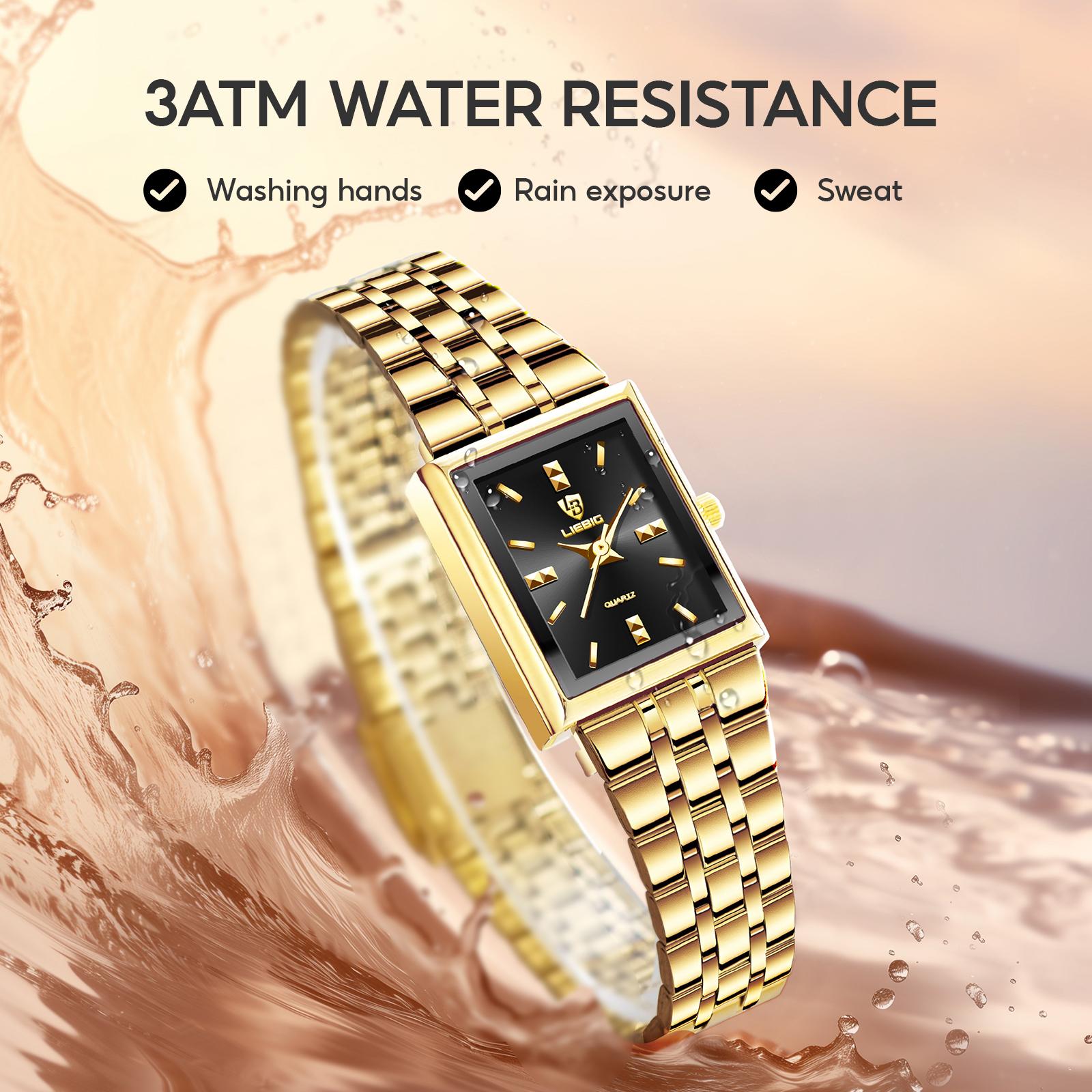 LIEBIG Luxury Simple Quartz Wr - مراجعة Luxury Watch List وسعره