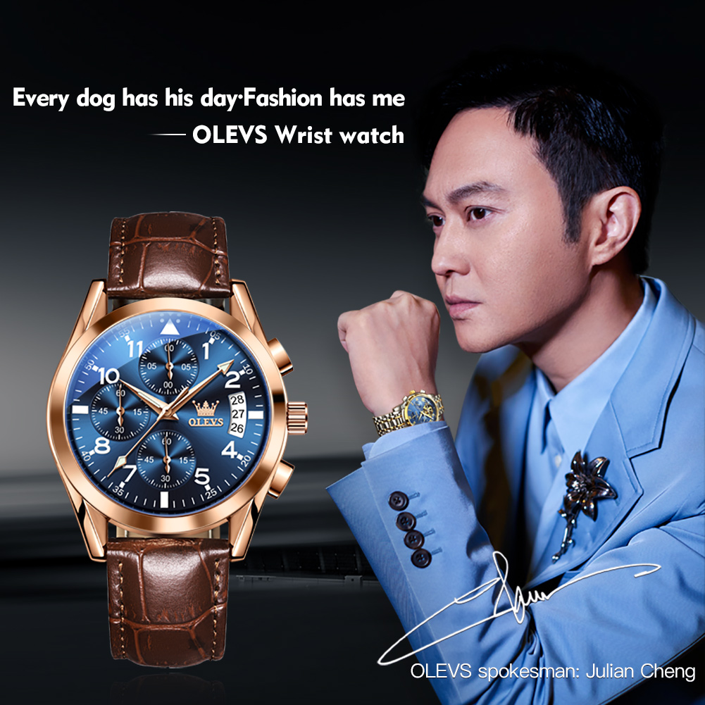 OLEVS 2878 Luxury Men's Watche - مراجعة Luxury Watch Exhibition وسعره