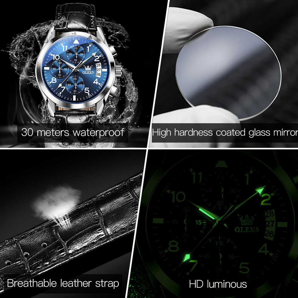 OLEVS 2878 Luxury Men's Watche - مراجعة Luxury Watch Exhibition وسعره