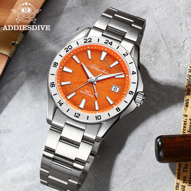 ADDIESDIVE GMT Quartz Watch Sa - مراجعة Luxury Watch La وسعره