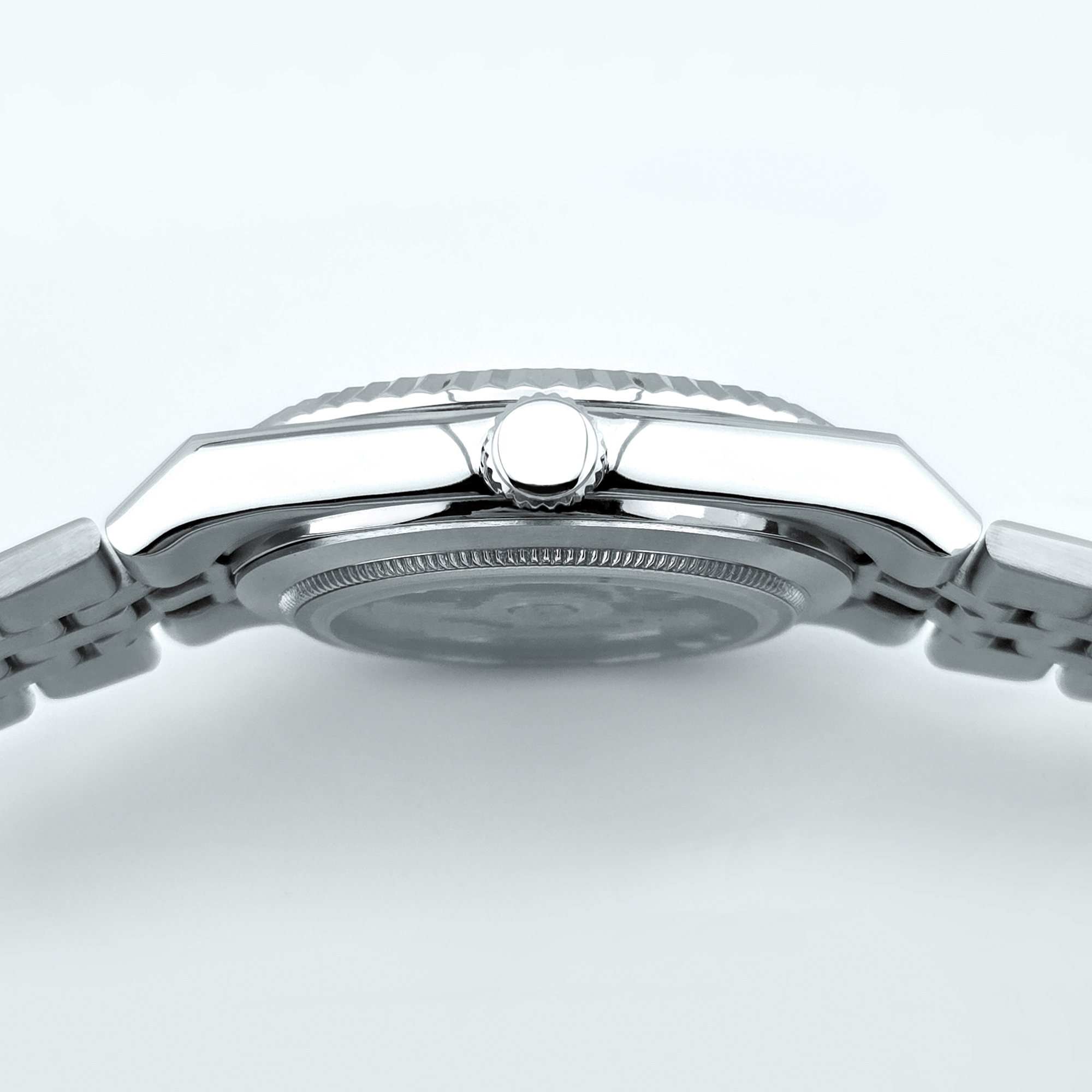 CUSTOM Logo Diy 40mm NH35 Mech - مراجعة Luxury Watch With Bracelet وسعره