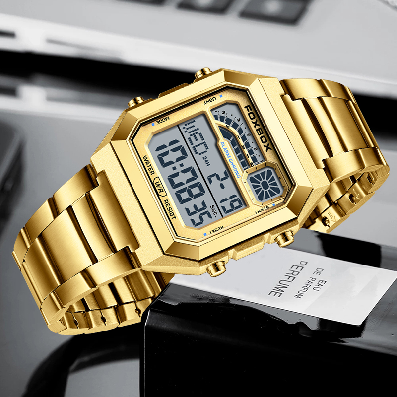 FOXBOX LIGE Fashion Luxury Dig - مراجعة Luxury Watch Hd وسعره