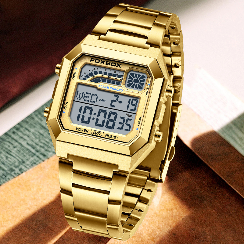 FOXBOX LIGE Fashion Luxury Dig - مراجعة Luxury Watch Hd وسعره