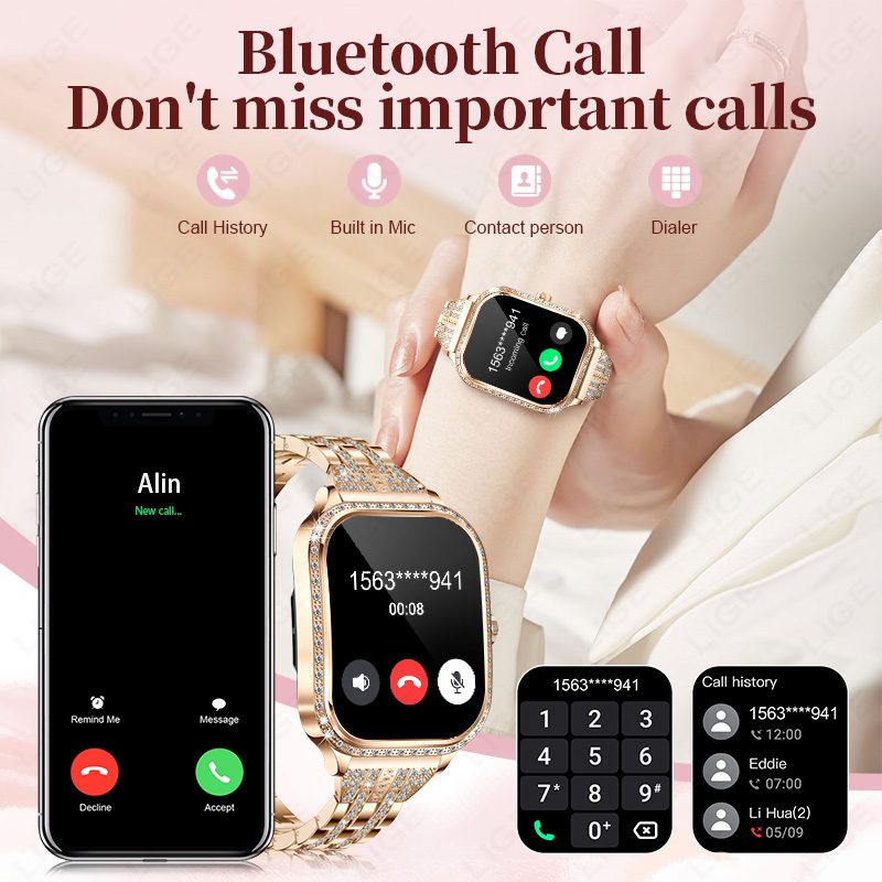 New Luxury Smart Watch Ladies  - مراجعة Luxury Watch Hd وسعره