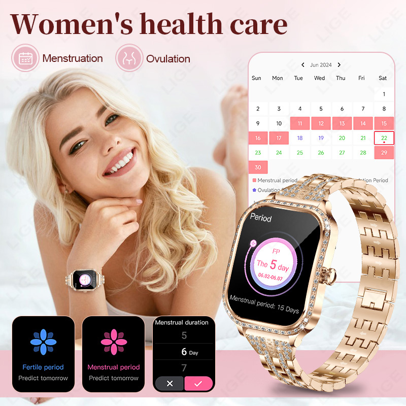 New Luxury Smart Watch Ladies  - مراجعة Luxury Watch Hd وسعره