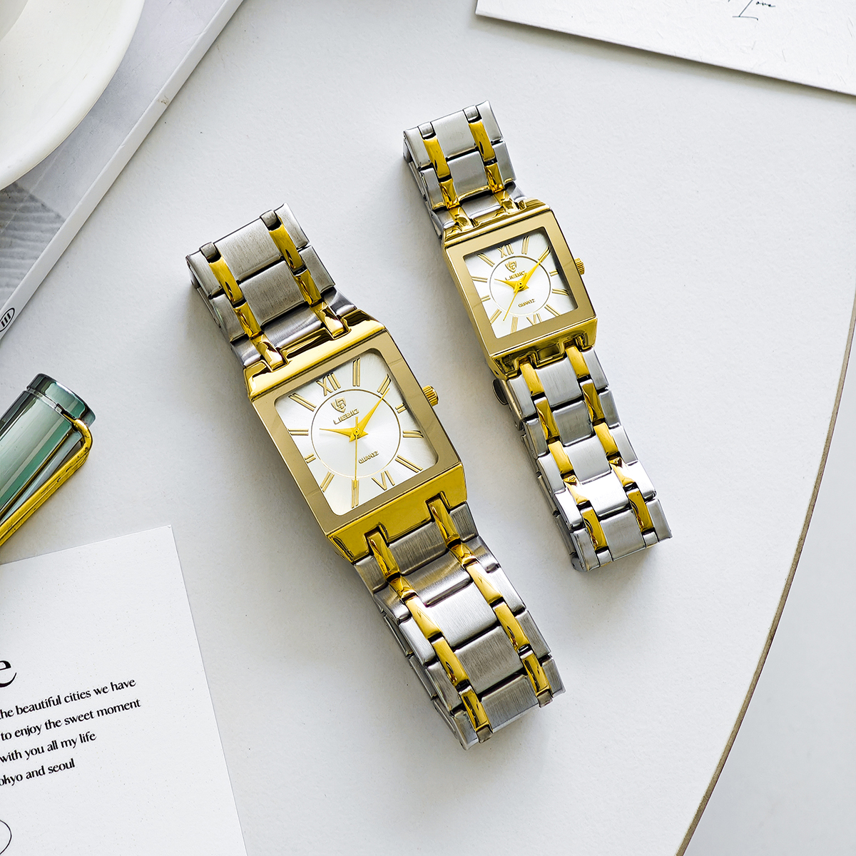 LIEBIG Luxury Quartz Wristwatc - مراجعة Luxury Watch List وسعره
