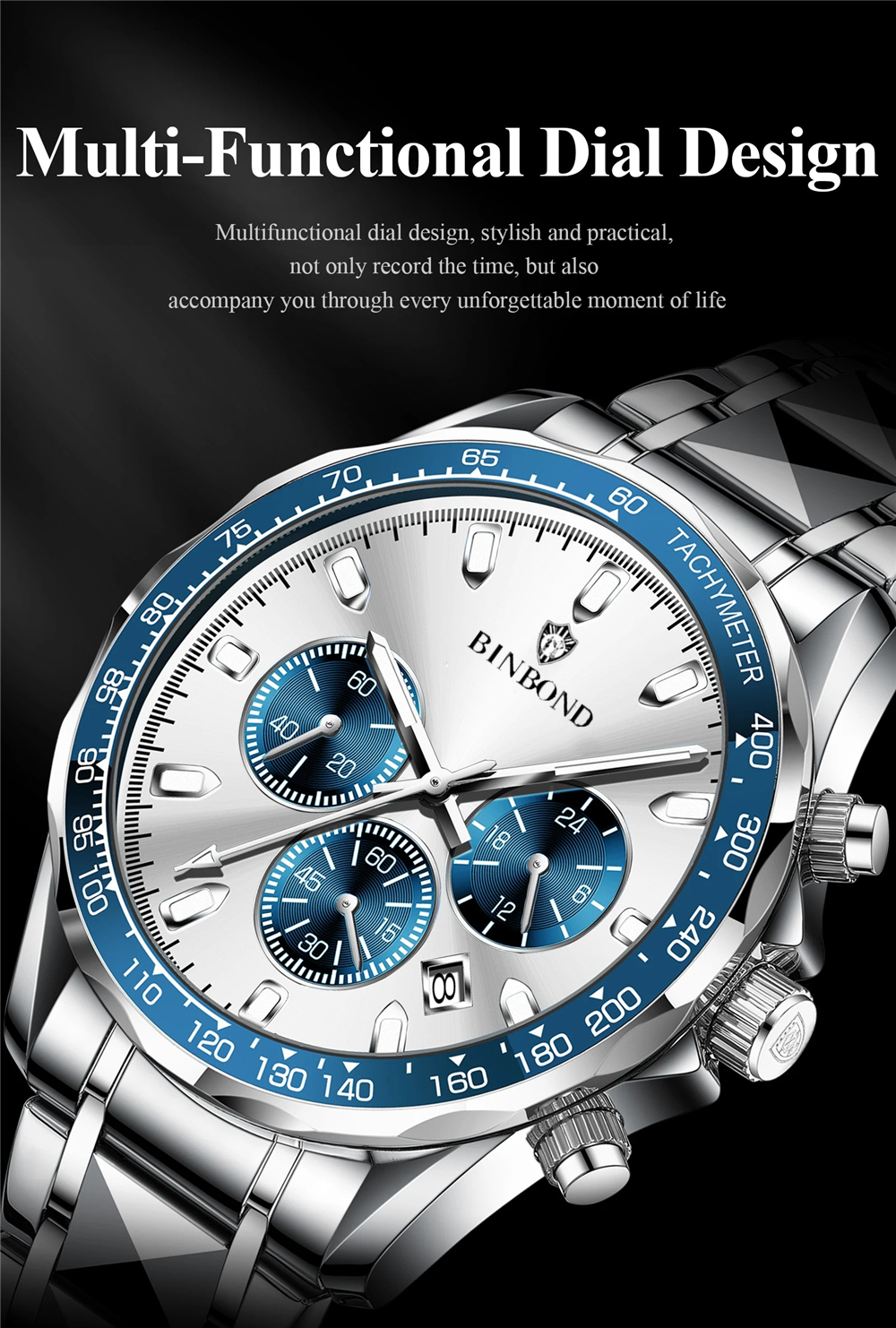 Sports New Men Chornograph Wat - مراجعة Luxury Watch Exhibition وسعره