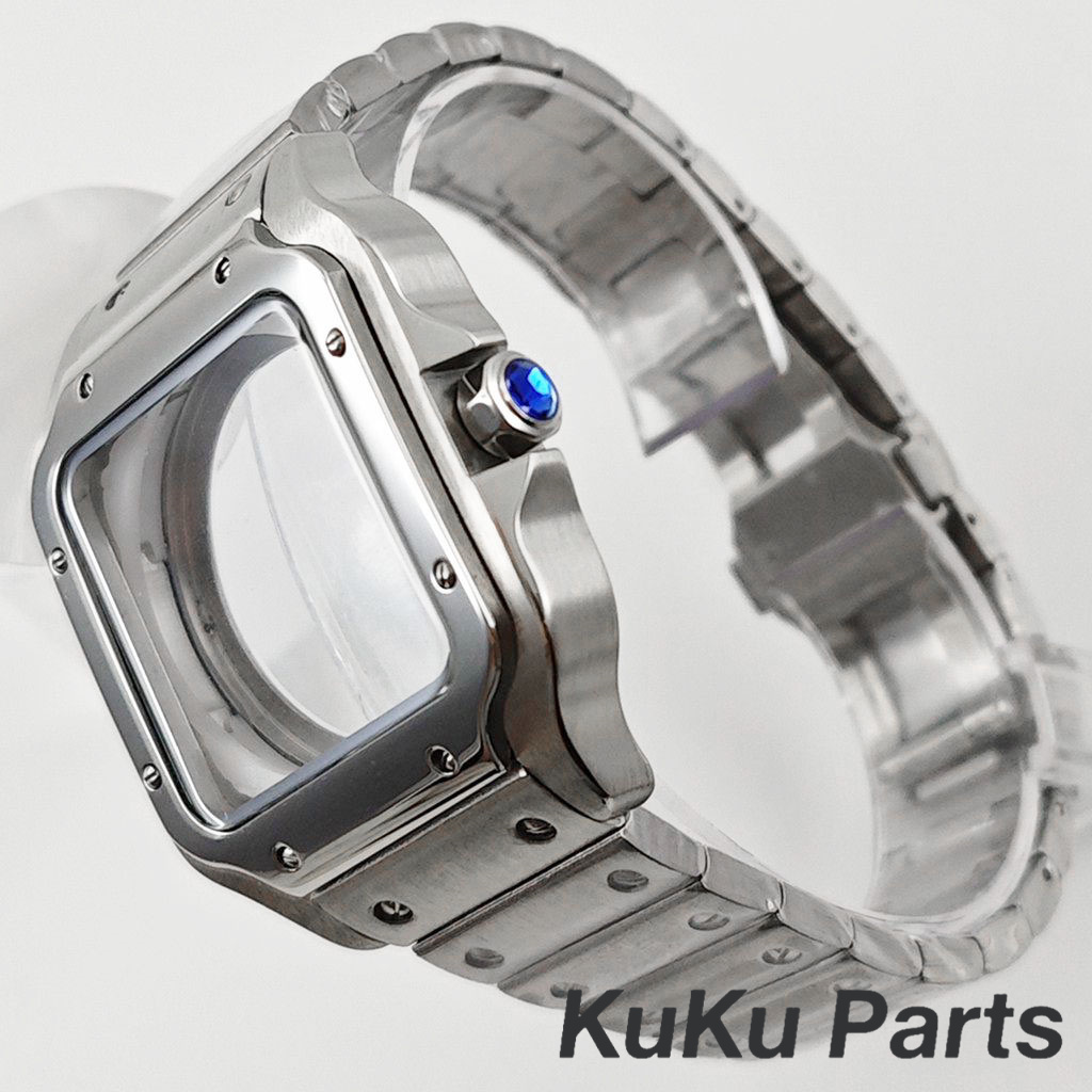NH35 38mm Square Watch Case 31 - مراجعة Bronze Case Watch وسعره