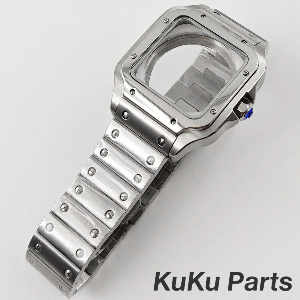 NH35 38mm Square Watch Case 31 - مراجعة Bronze Case Watch وسعره
