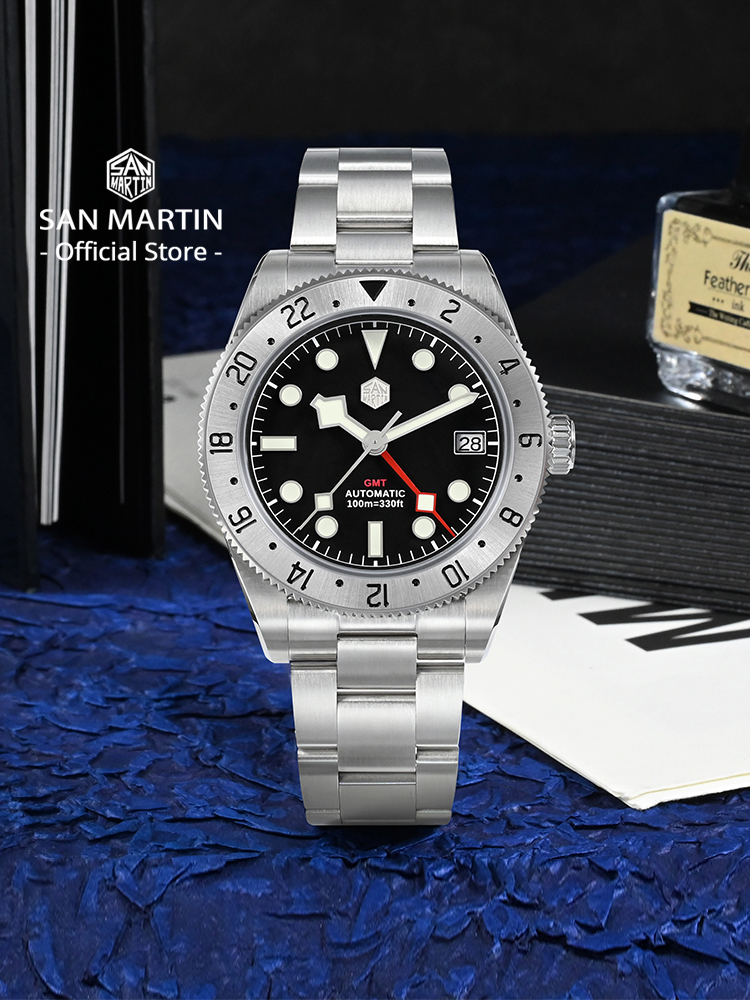 San Martin 39mm Luxury Men's W - مراجعة Luxury Watch La وسعره