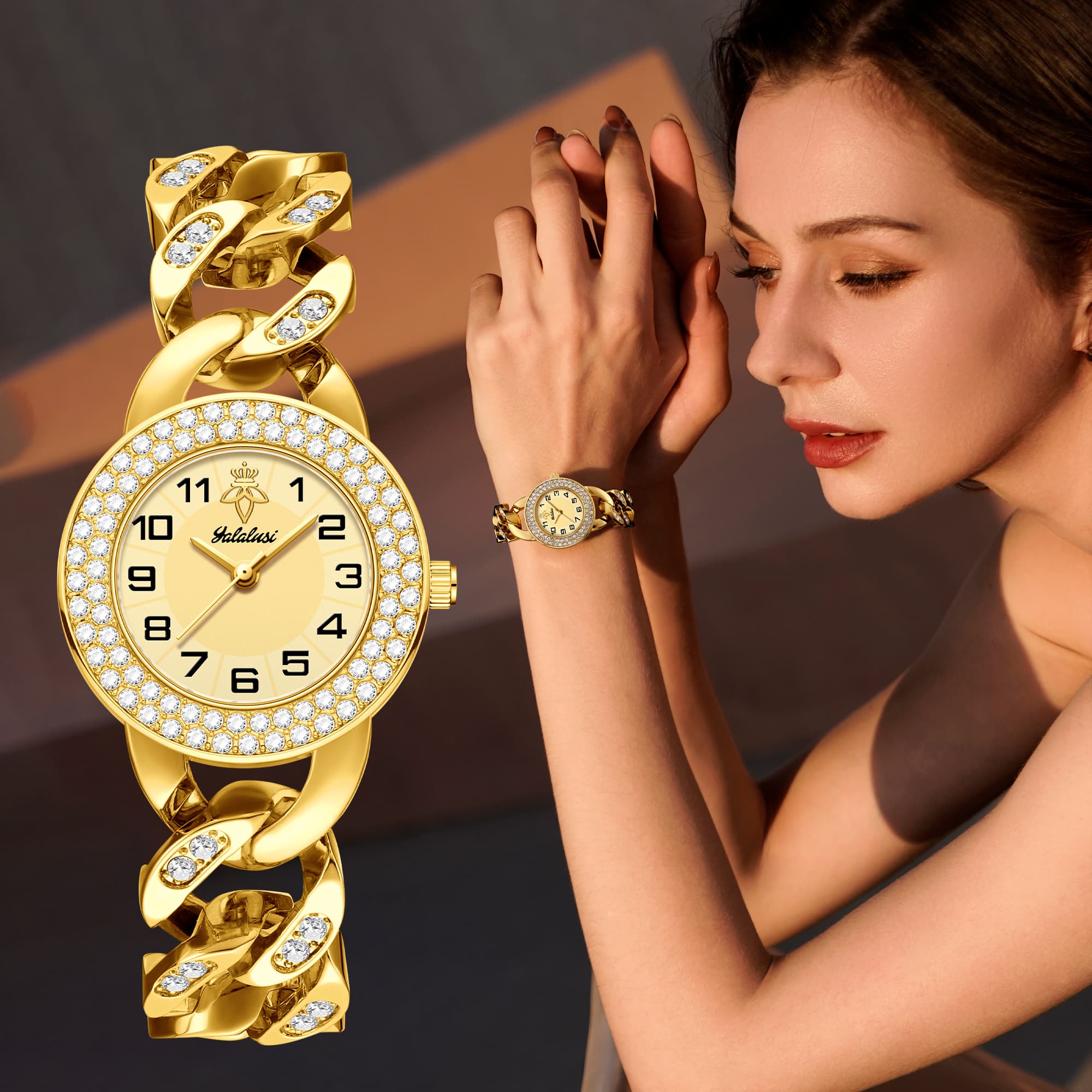 YaLaLuSiStylish ladies’ luxury - مراجعة Luxury Watch List وسعره