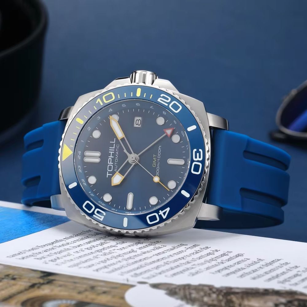 TOPHILL 43mm Men's Diving Watc - مراجعة Luxury Watch La وسعره