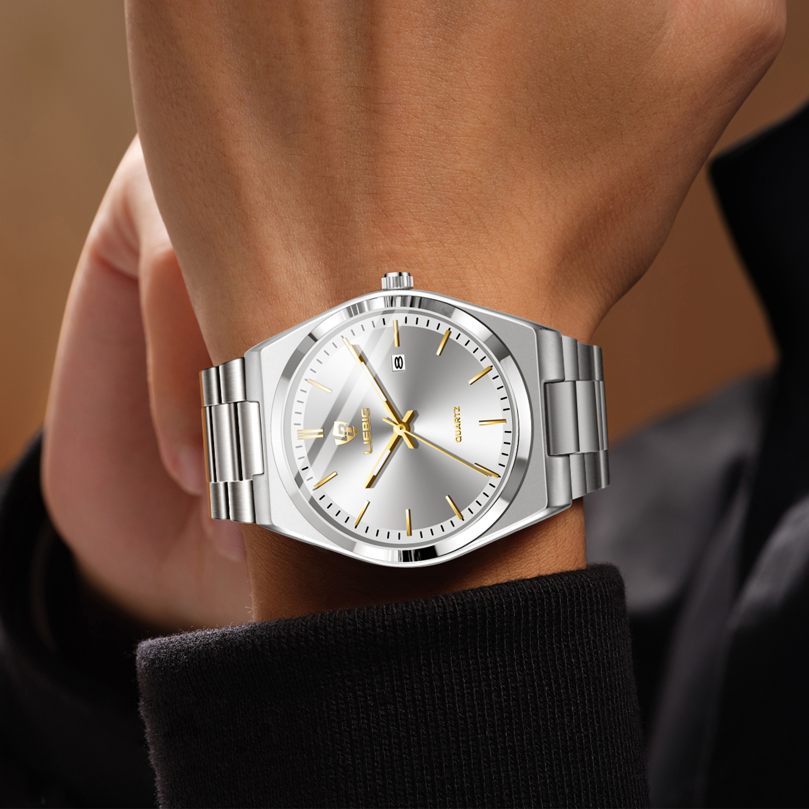 LIEBIG Male Fashion Simple Sta - مراجعة Luxury Watch List وسعره