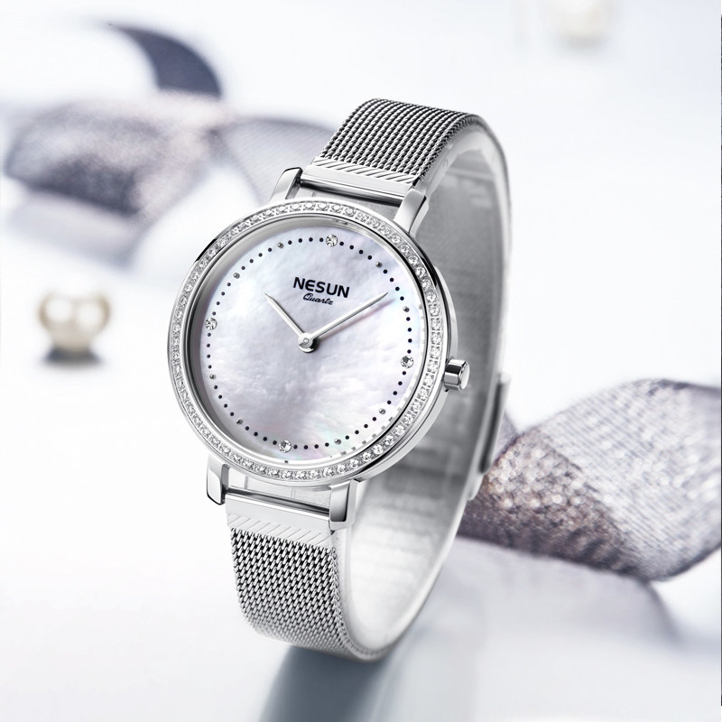 Switzerland NESUN Women's Watc - مراجعة Luxury Watch Japan Brand وسعره