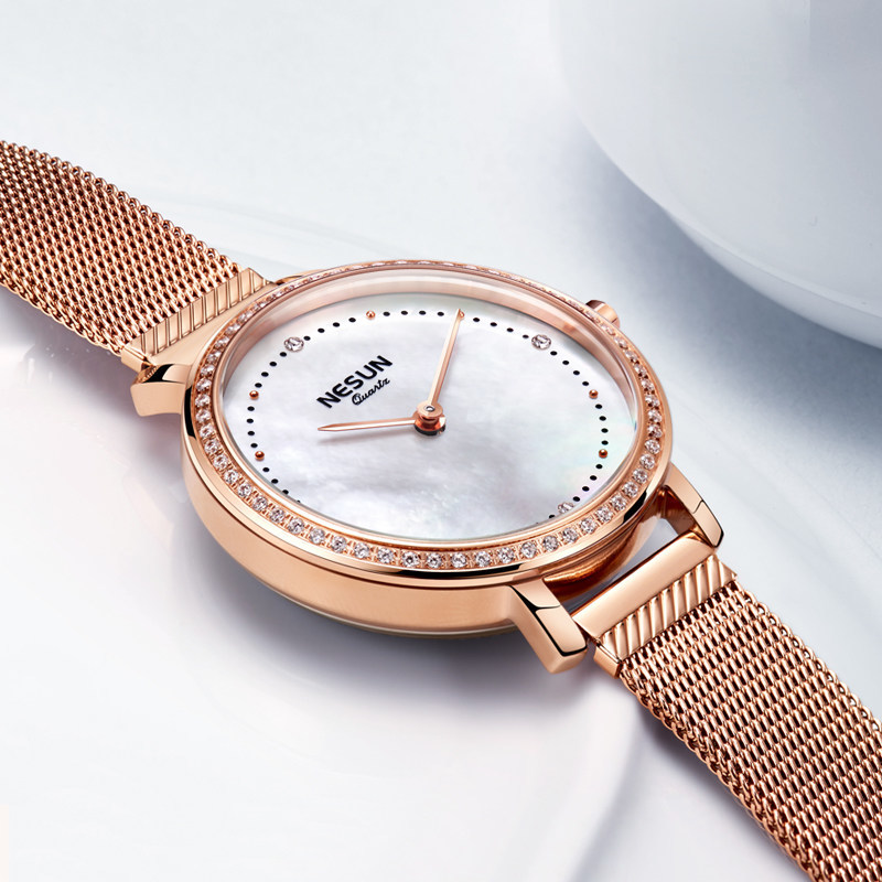 Switzerland NESUN Women's Watc - مراجعة Luxury Watch Japan Brand وسعره