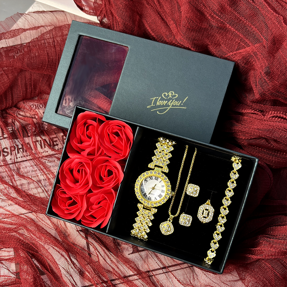 1set Luxury Wrist watch Jewelr - مراجعة Luxury Watch Events وسعره