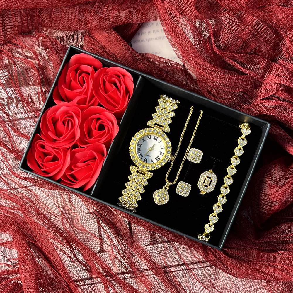 1set Luxury Wrist watch Jewelr - مراجعة Luxury Watch Events وسعره