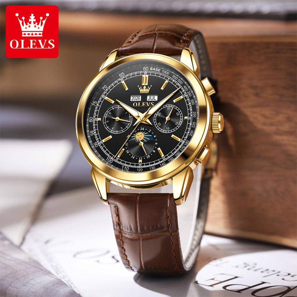 OLEVS 7117 Classic Men Mechani - مراجعة Luxury Watch Hd وسعره