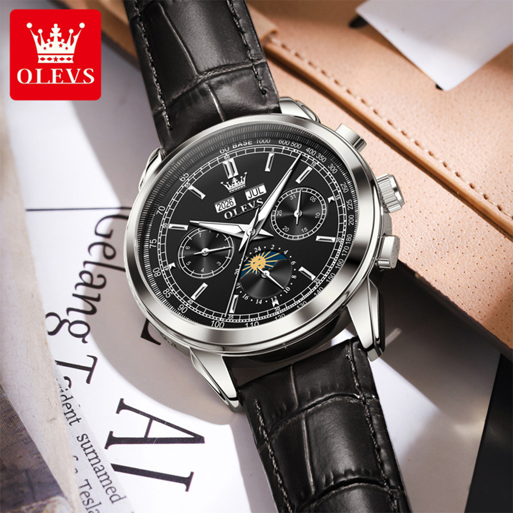 OLEVS 7117 Classic Men Mechani - مراجعة Luxury Watch Hd وسعره