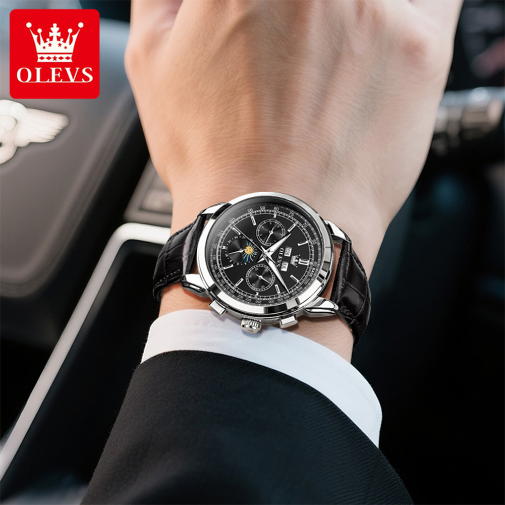 OLEVS 7117 Classic Men Mechani - مراجعة Luxury Watch Hd وسعره