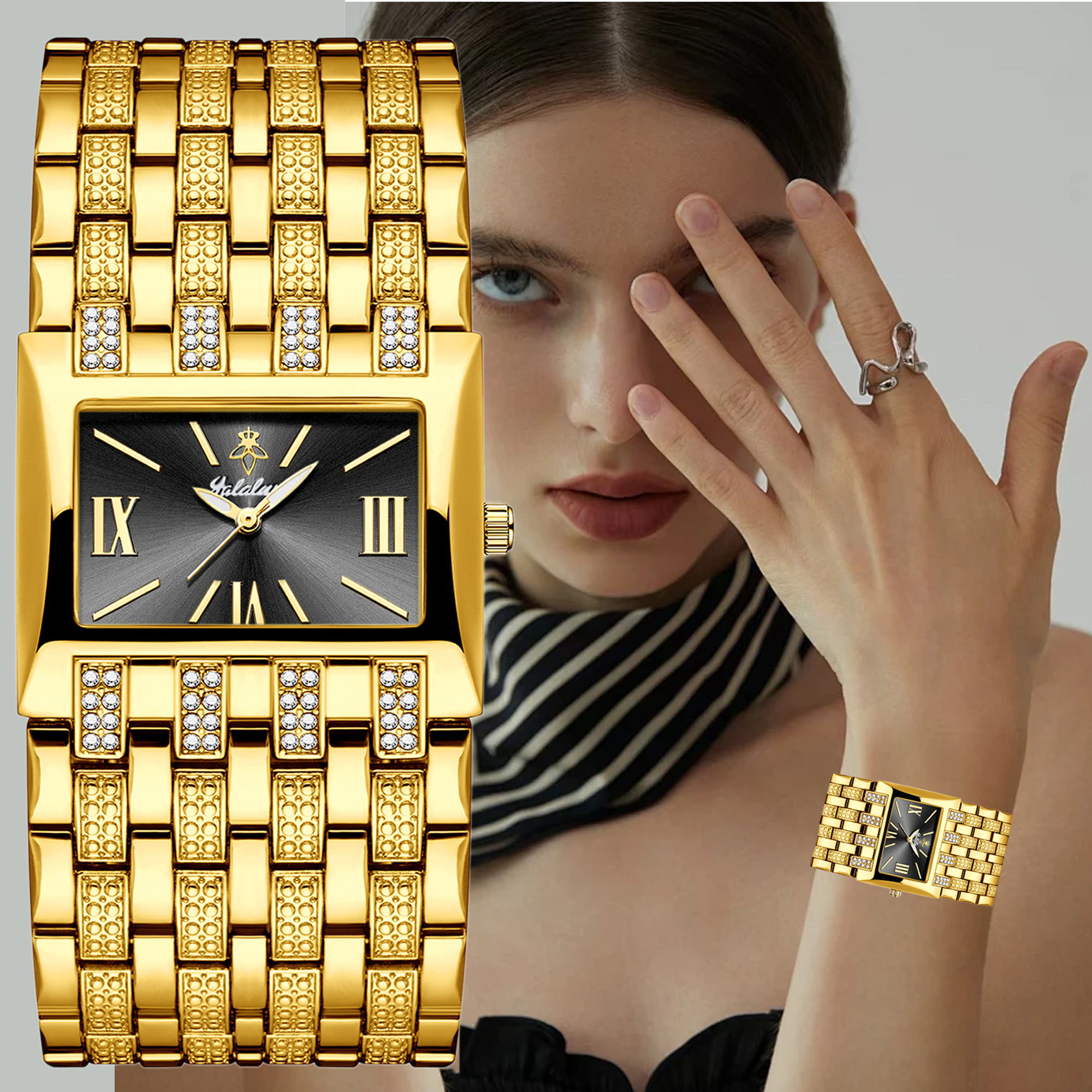 YaLaLuSi Men Women Fashion Wat - مراجعة Luxury Watch Events وسعره