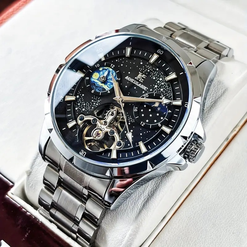 Luxurious Men's Automatic Mech - مراجعة Luxury Watch Events وسعره