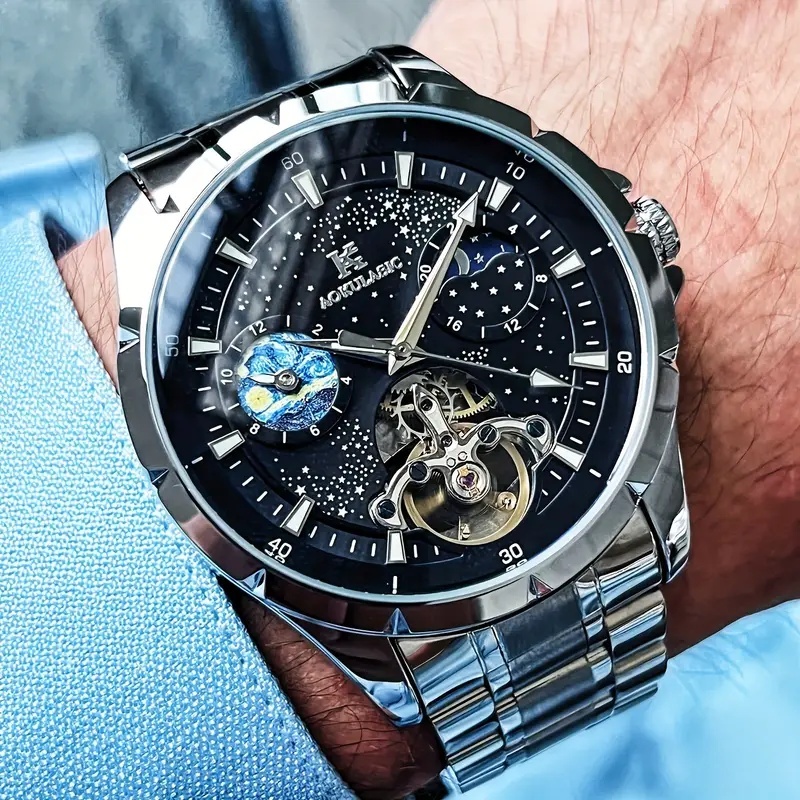 Luxurious Men's Automatic Mech - مراجعة Luxury Watch Events وسعره