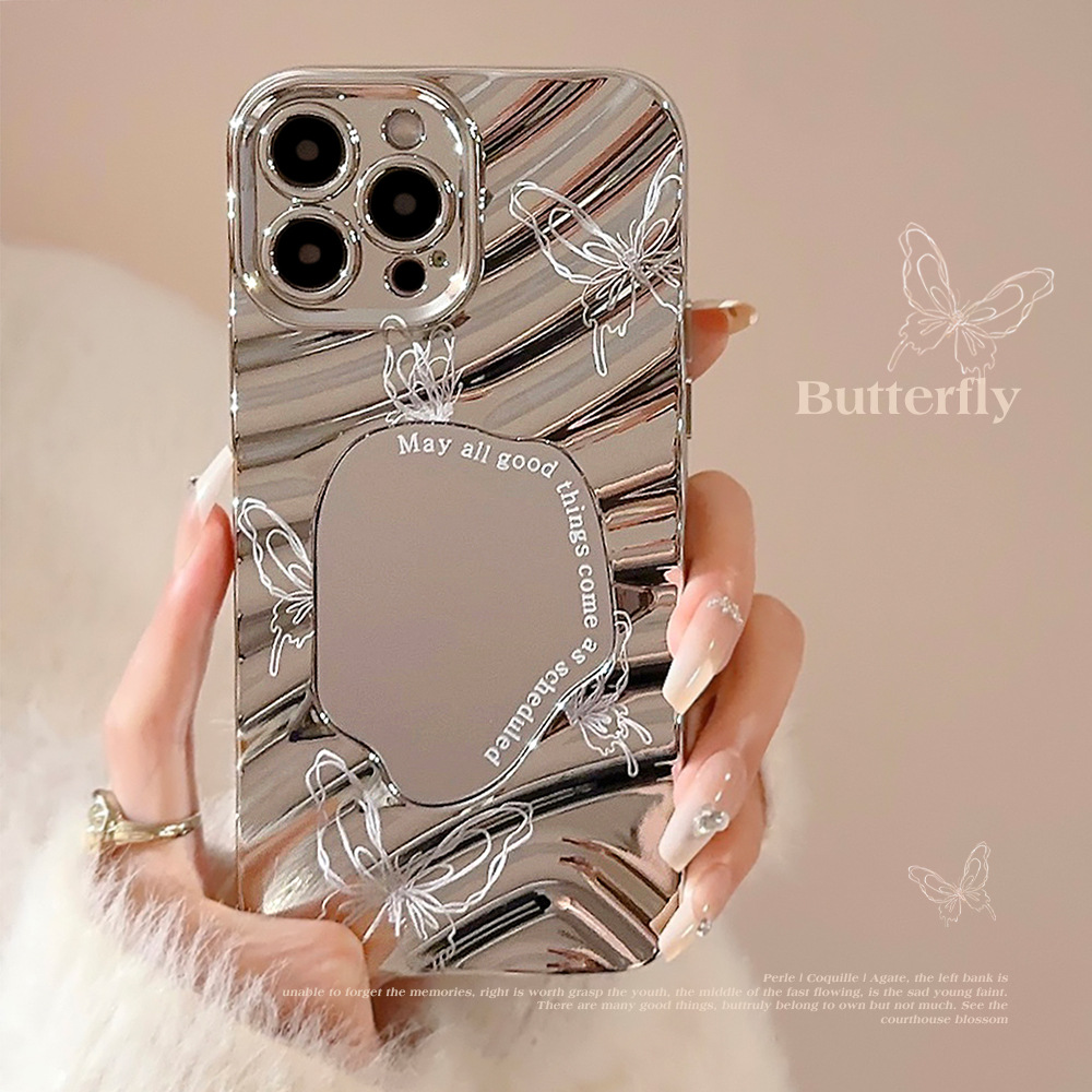 Luxury Silver Wavy Plating Mak - مراجعة Luxury Watch Case وسعره