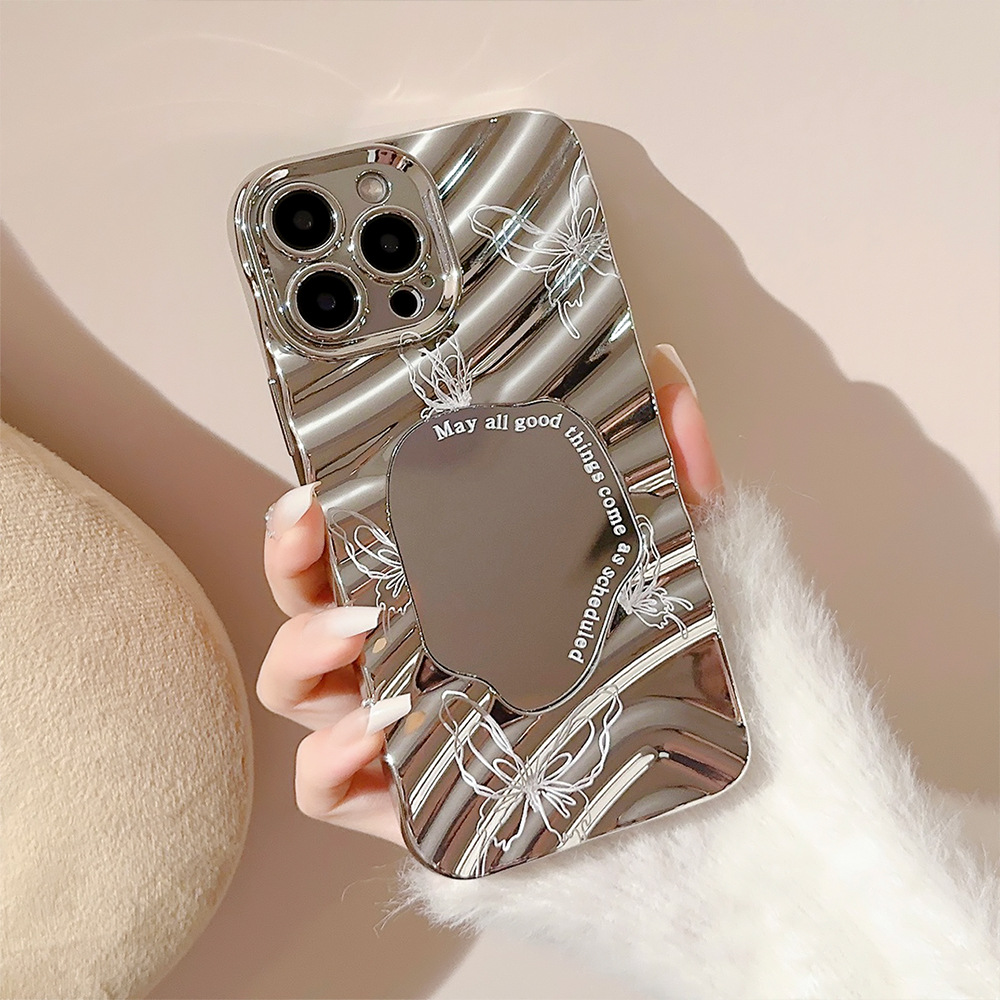 Luxury Silver Wavy Plating Mak - مراجعة Luxury Watch Case وسعره