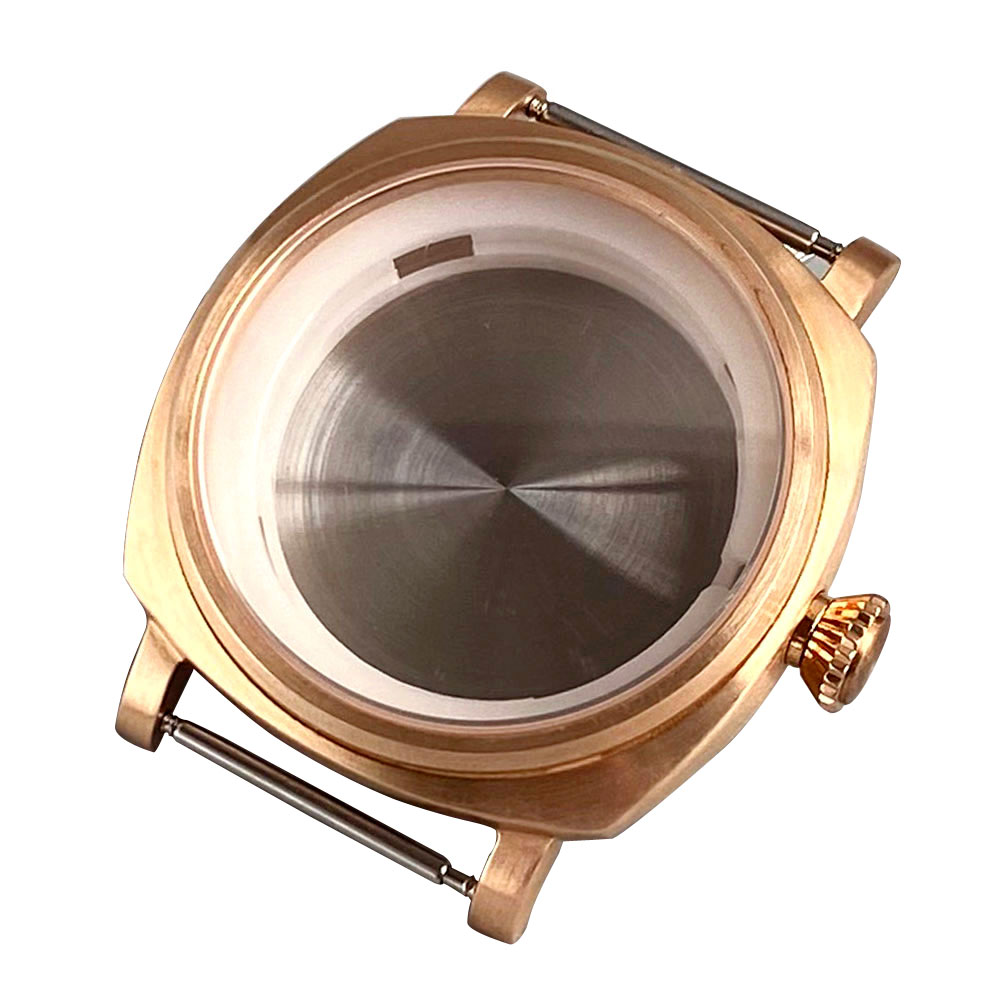 42mm CUSN8 bronze square case  - مراجعة Bronze Case Watch وسعره