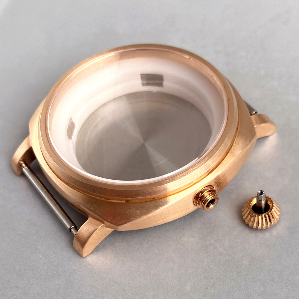 42mm CUSN8 bronze square case  - مراجعة Bronze Case Watch وسعره