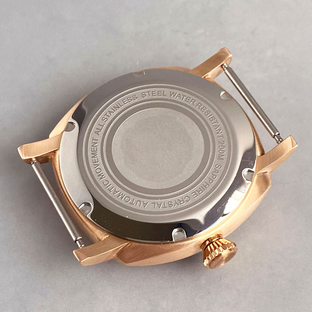 42mm CUSN8 bronze square case  - مراجعة Bronze Case Watch وسعره
