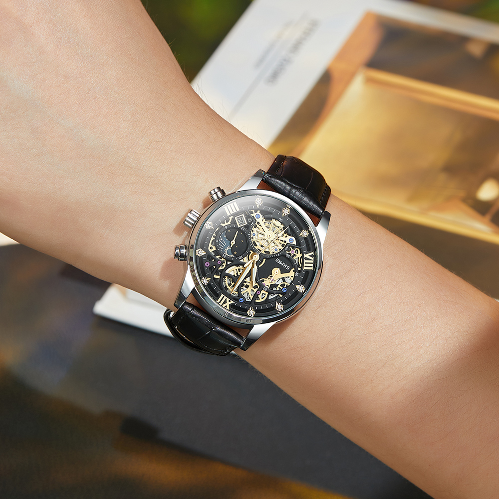 SKMEI Top Brand Luxury Full St - مراجعة Luxury Watch Japan Brand وسعره
