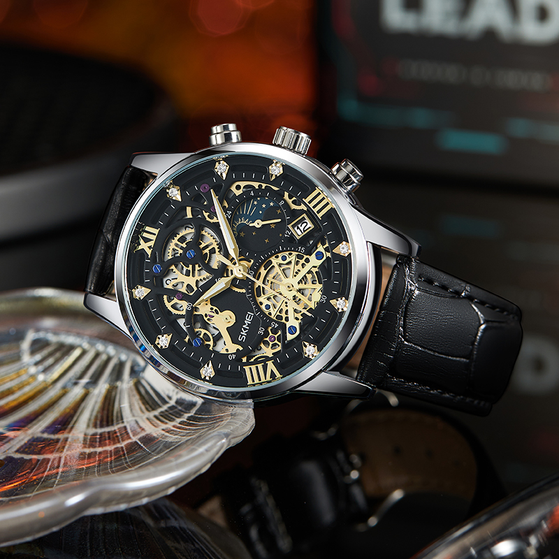 SKMEI Top Brand Luxury Full St - مراجعة Luxury Watch Japan Brand وسعره