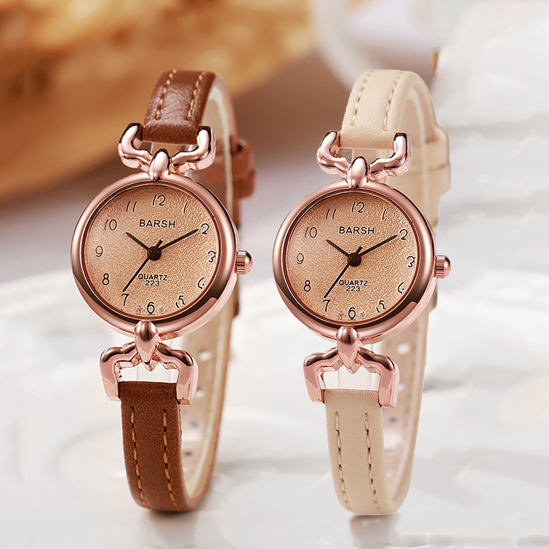 New Fashion Leather Strap Wome - مراجعة Luxury Watch With Arabic Numerals وسعره