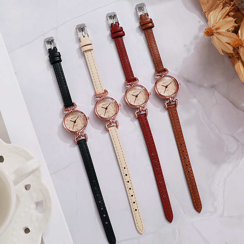 New Fashion Leather Strap Wome - مراجعة Luxury Watch With Arabic Numerals وسعره