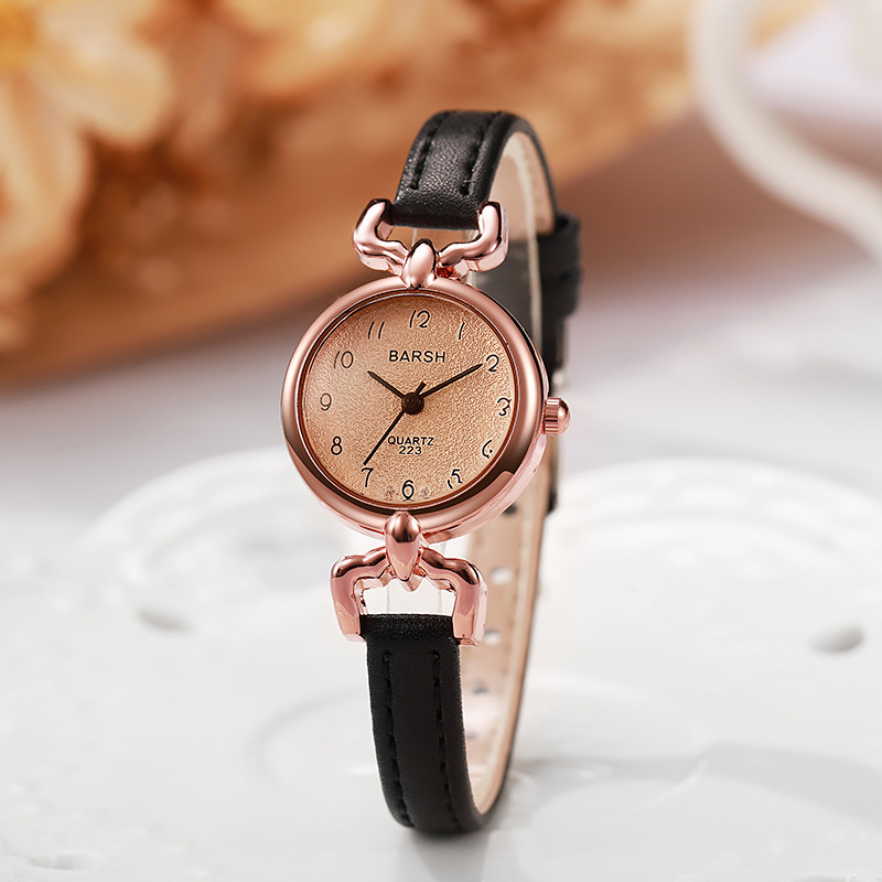 New Fashion Leather Strap Wome - مراجعة Luxury Watch With Arabic Numerals وسعره