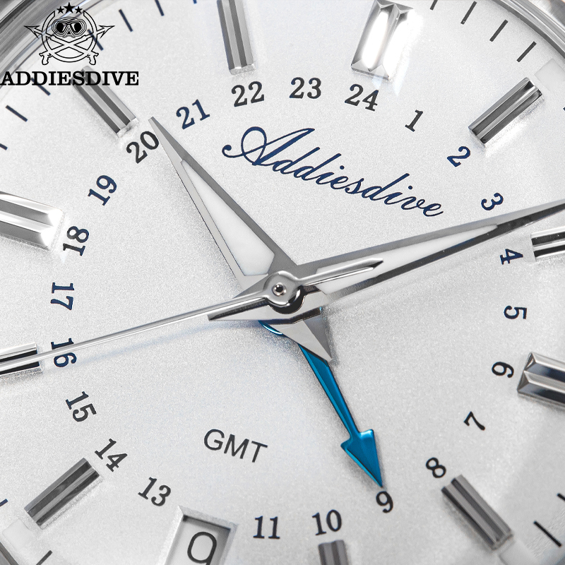 ADDIESDIVE Men GMT Quartz Move - مراجعة Luxury Watch La وسعره