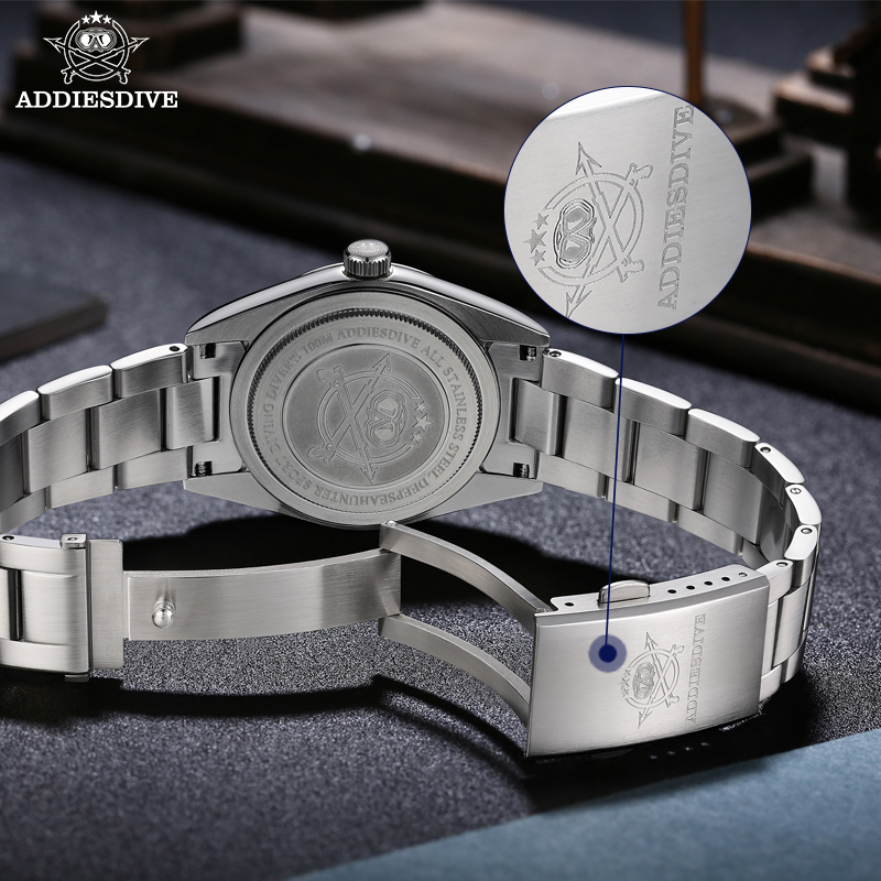 ADDIESDIVE Watch No Logo Luxur - مراجعة Luxury Watch Brands Logo وسعره
